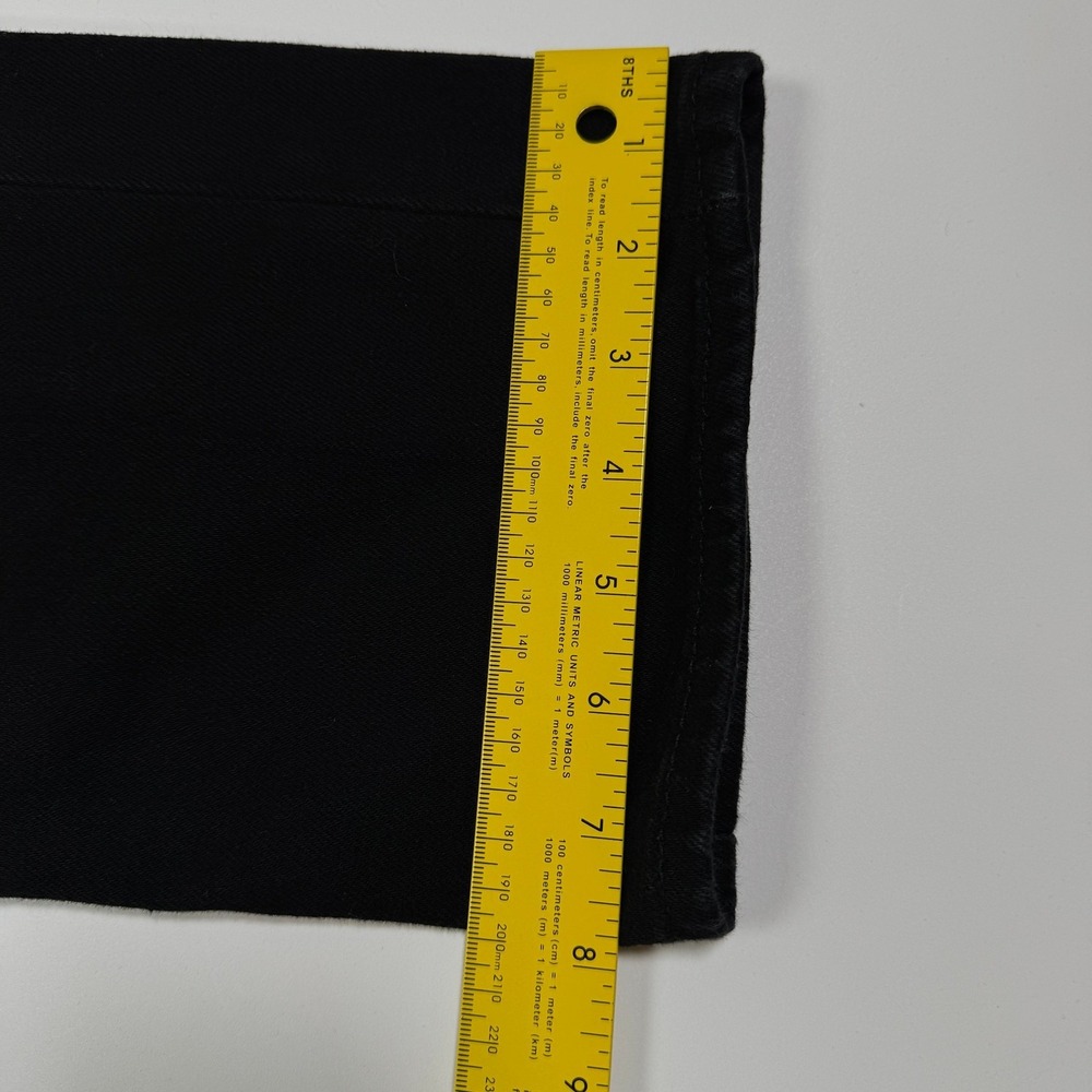Levis 501 Mens Jeans 33x34 Black Straight Leg Button Fly Denim Classic Casual - Picture 14 of 15